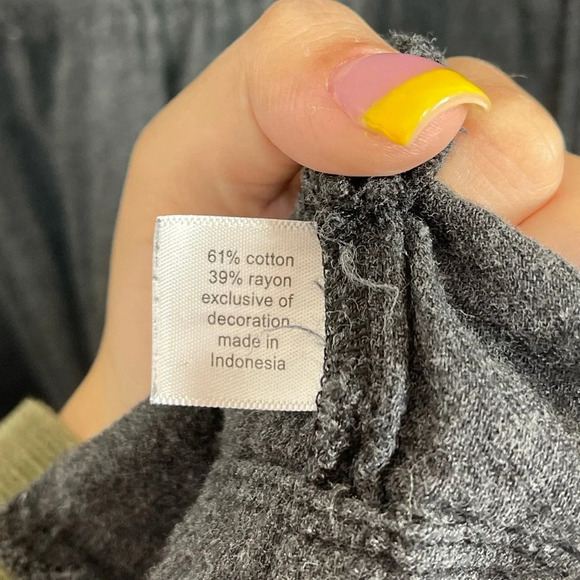 Lane Bryant Gray Embroidered Floral Ruffle Babydoll Blouse Top Women’s 26/28 - Picture 10 of 14